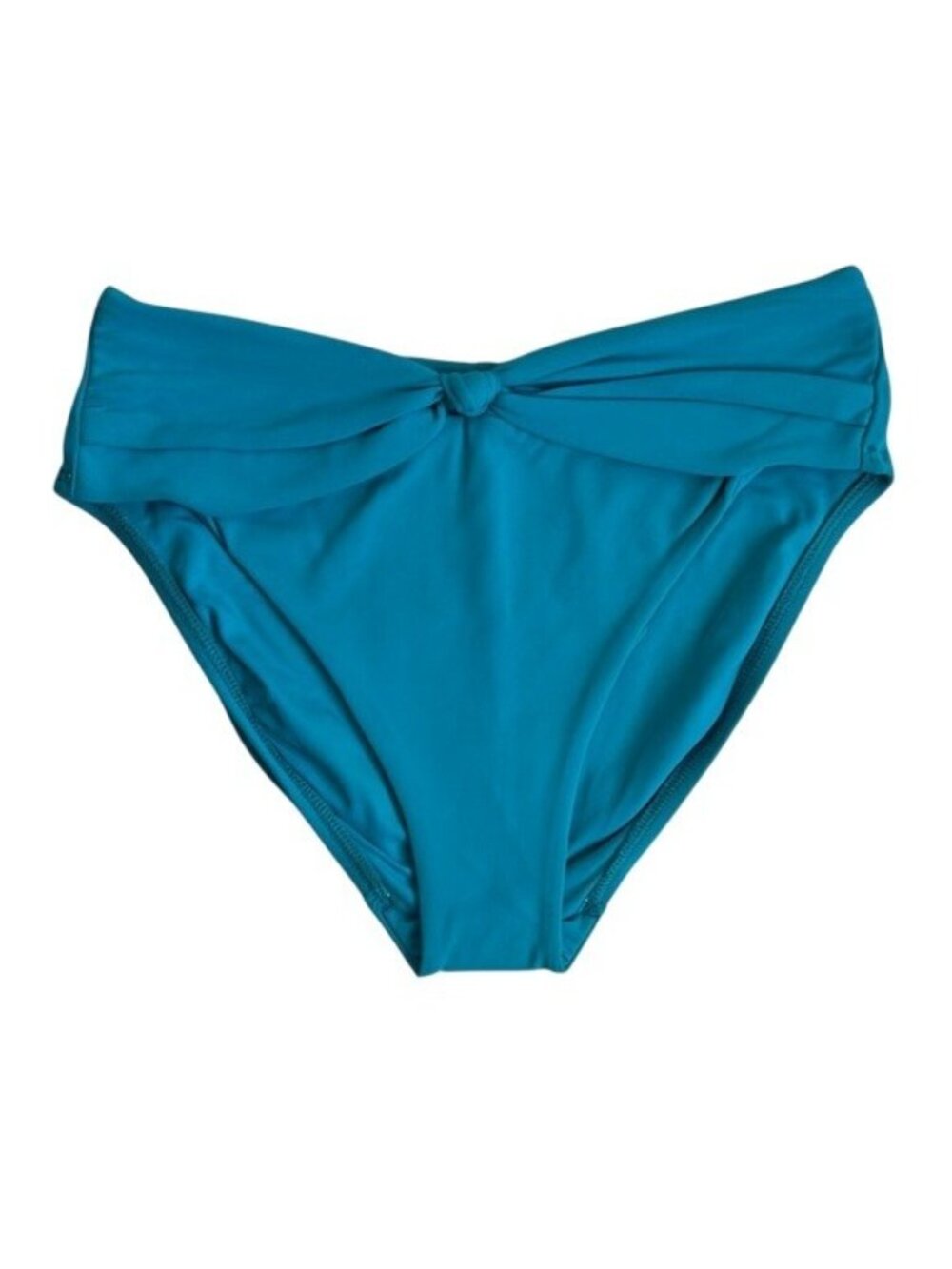 Robin Piccone Olivia Knot Front High Leg Bikini Bottoms - S